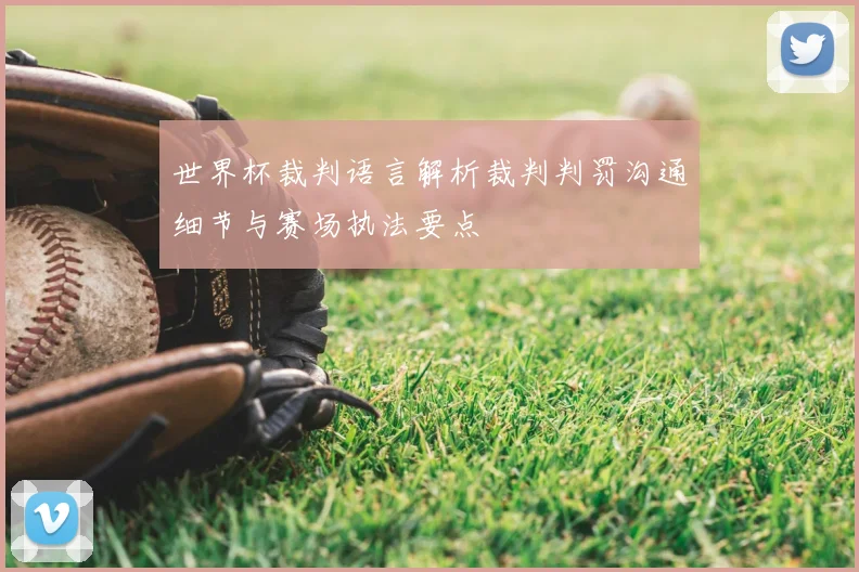 世界杯裁判语言解析裁判判罚沟通细节与赛场执法要点